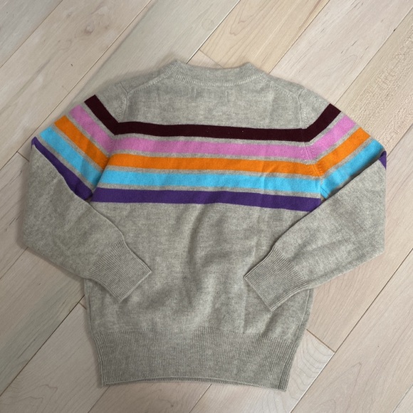 NAADAM kids 100% cashmere oatmeal sweater 7-8 - Picture 11 of 14